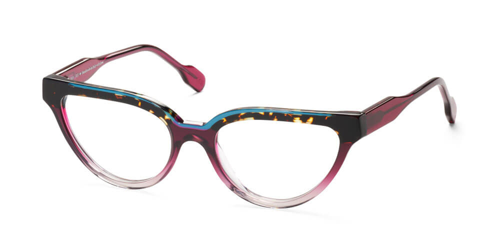 TURQUOISE / DARK HAVANA / GRADIENT PURPLE-GREY
