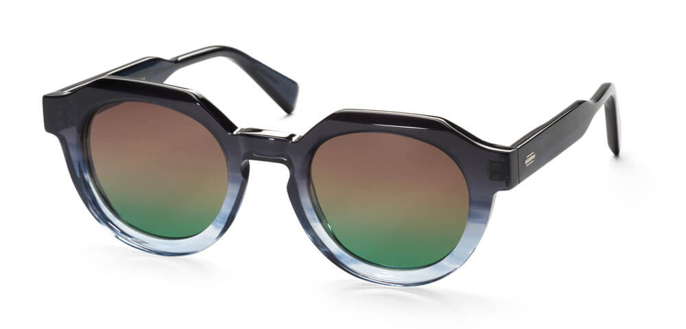 GRADIENT BLUE HAVANA - POLARIZED GRADIENT BROWN-GREEN LENS