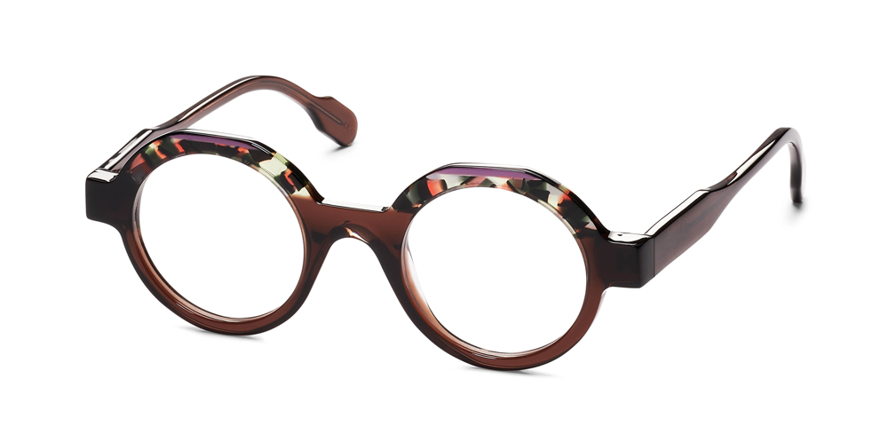 PURPLE / GREEN TORTOISE / BROWN